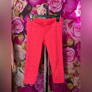 Under Armour Vibrant Pink Cropped Leggings